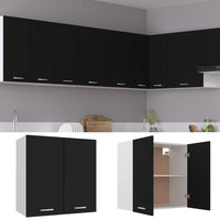 Thumbnail for Hängeschrank Schwarz 60x31x60 cm Holzwerkstoff