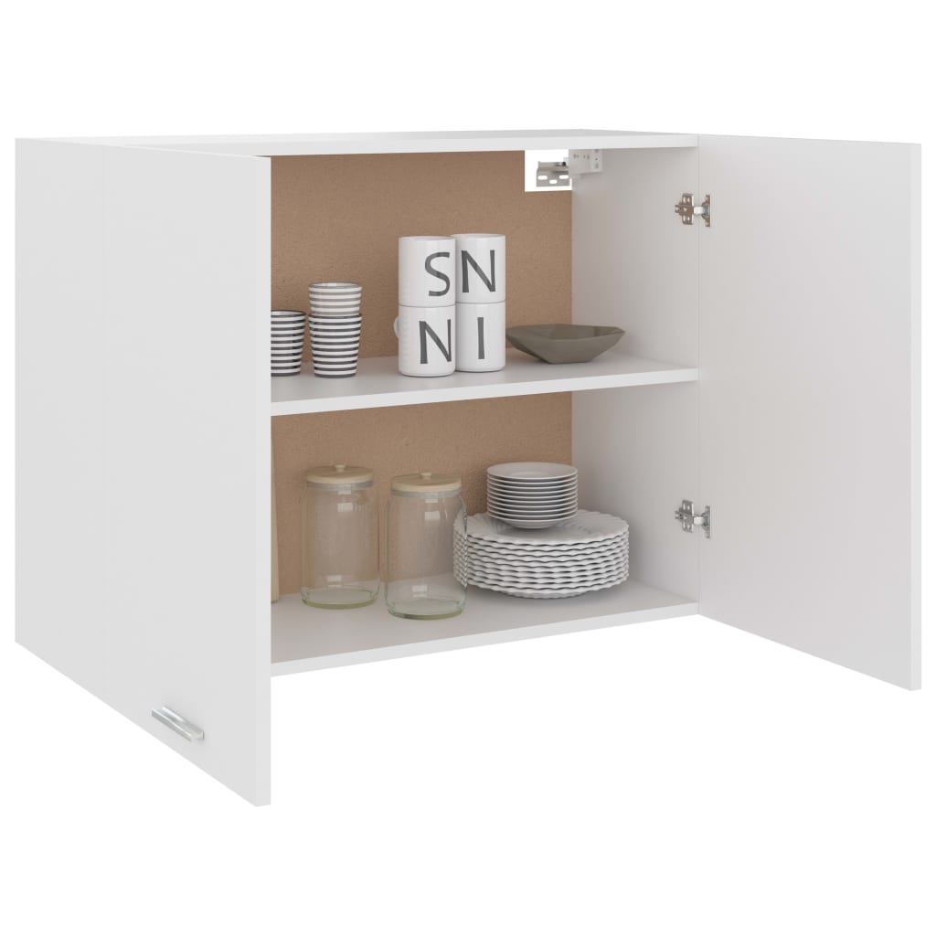 Hängeschrank Weiß 80x31x60 cm Spanplatte