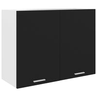 Thumbnail for Hängeschrank Schwarz 80x31x60 cm Holzwerkstoff