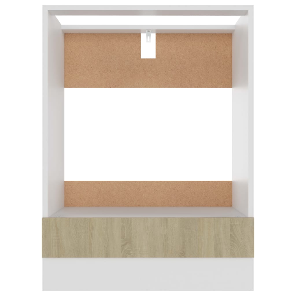 Herdumbauschrank Sonoma-Eiche 60x46x81,5 cm Holzwerkstoff