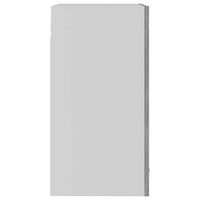 Thumbnail for Hängeglasschrank Betongrau 40x31x60 cm Holzwerkstoff