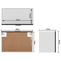 Thumbnail for Hängeschrank Schwarz 60x31x40 cm Holzwerkstoff