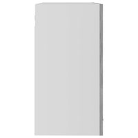 Thumbnail for Hängeglasschrank Betongrau 80x31x60 cm Holzwerkstoff