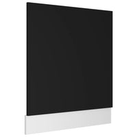 Thumbnail for Geschirrspülerblende Schwarz 59,5x3x67 cm Holzwerkstoff