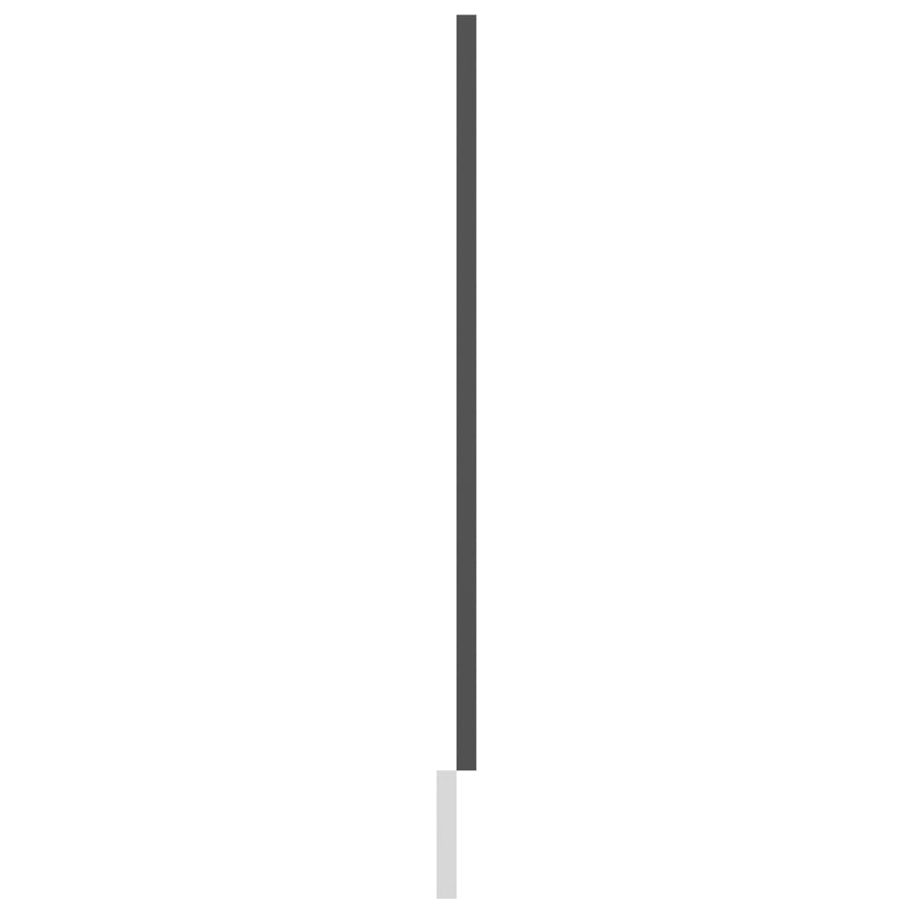 Geschirrspülerblende Grau 59,5x3x67 cm Holzwerkstoff