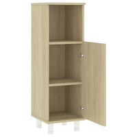 Thumbnail for Badezimmerschrank Sonoma-Eiche 30x30x95 cm Holzwerkstoff