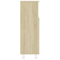 Thumbnail for Badezimmerschrank Sonoma-Eiche 30x30x95 cm Holzwerkstoff