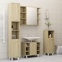 Thumbnail for Badezimmerschrank Sonoma-Eiche 30x30x95 cm Holzwerkstoff