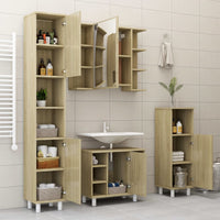 Thumbnail for Badezimmerschrank Sonoma-Eiche 30x30x95 cm Holzwerkstoff