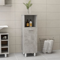 Thumbnail for Badezimmerschrank Betongrau 30x30x95 cm Holzwerkstoff