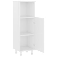 Thumbnail for Badezimmerschrank Hochglanz-Weiß 30x30x95 cm Spanplatte