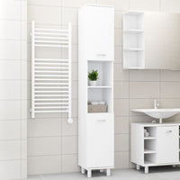 Thumbnail for Badezimmerschrank Weiß 30x30x179 cm Holzwerkstoff