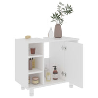 Thumbnail for Badezimmerschrank Weiß 60x32x53,5 cm Holzwerkstoff