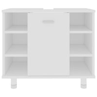 Thumbnail for Badezimmerschrank Weiß 60x32x53,5 cm Holzwerkstoff