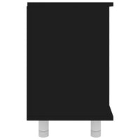 Thumbnail for Badezimmerschrank Schwarz 60x32x53,5 cm Holzwerkstoff