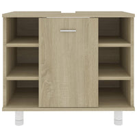 Thumbnail for Badezimmerschrank Sonoma-Eiche 60x32x53,5 cm Holzwerkstoff