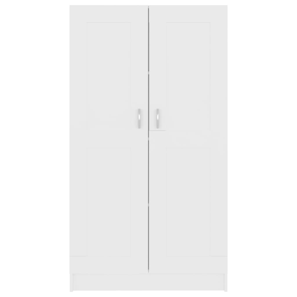 Bücherschrank Weiß 82,5x30,5x150 cm Holzwerkstoff