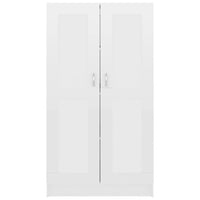 Thumbnail for Bücherschrank Hochglanz-Weiß 82,5x30,5x150 cm Holzwerkstoff