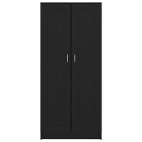 Thumbnail for Bücherschrank Schwarz 82,5x30,5x185,5 cm Holzwerkstoff