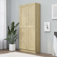 Thumbnail for Bücherschrank Sonoma-Eiche 82,5x30,5x185,5 cm Holzwerkstoff