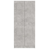 Thumbnail for Bücherschrank Betongrau 82,5x30,5x185,5 cm Holzwerkstoff