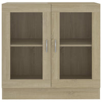 Thumbnail for Vitrinenschrank Sonoma-Eiche 82,5x30,5x80 cm Holzwerkstoff