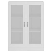 Thumbnail for Vitrinenschrank Weiß 82,5x30,5x115 cm Holzwerkstoff