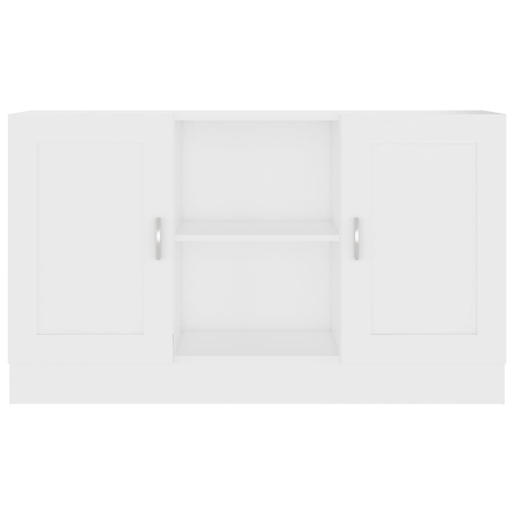 Sideboard Weiß 120x30,5x70 cm Spanplatte