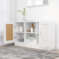 Thumbnail for Sideboard Hochglanz-Weiß 120x30,5x70 cm Holzwerkstoff