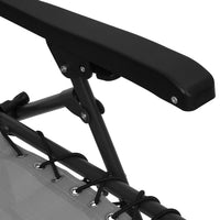 Thumbnail for Klappbarer Liegestuhl Textilene Grau