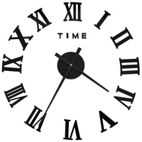 Thumbnail for 3D-Wanduhr Modernes Design Schwarz 100 cm XXL