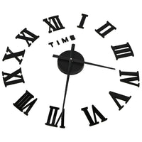 Thumbnail for 3D-Wanduhr Modernes Design Schwarz 100 cm XXL