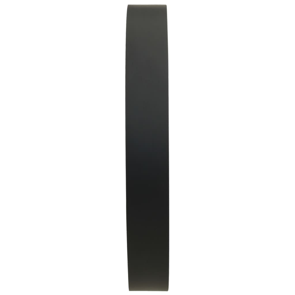 Leuchtende Wanduhr Schwarz 30 cm