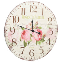 Thumbnail for Vintage Wanduhr Blumen 60 cm