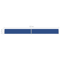 Thumbnail for Ausziehbare Seitenmarkise 140x1200 cm Blau