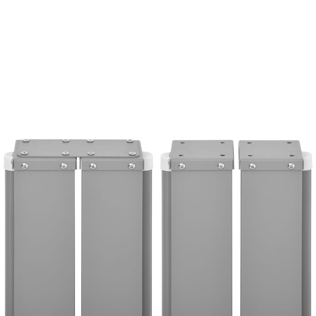 Ausziehbare Seitenmarkise 170x1200 cm Braun