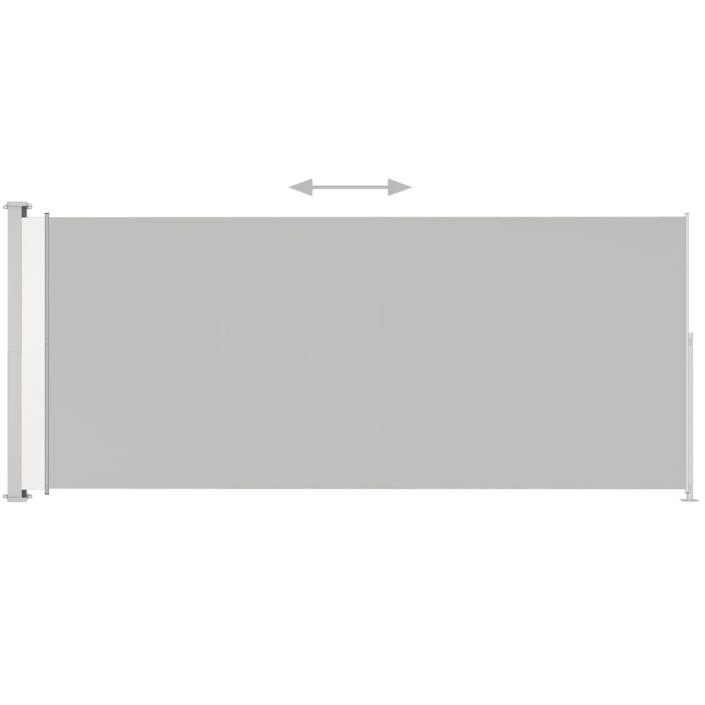 Seitenmarkise Ausziehbar 220x500 cm Creme