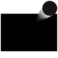 Thumbnail for Rechteckige Poolabdeckung 600x400 cm PE Schwarz