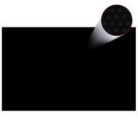 Thumbnail for Treibende Pool-Solarplane PE 800x500 cm Schwarz und Blau