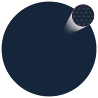Thumbnail for Treibende Pool-Solarplane PE 356 cm Schwarz und Blau