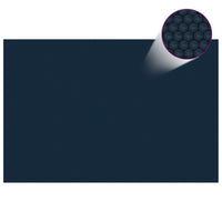 Thumbnail for Treibende Pool-Solarplane PE 300x200 cm Schwarz und Blau