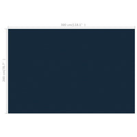 Thumbnail for Treibende Pool-Solarplane PE 300x200 cm Schwarz und Blau