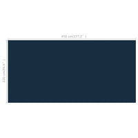 Thumbnail for Treibende Pool-Solarplane PE 450x220 cm Schwarz und Blau