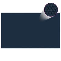 Thumbnail for Treibende Pool-Solarplane PE 1000x600 cm Schwarz und Blau