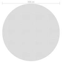 Thumbnail for Treibende Pool-Solarplane PE 356 cm Grau