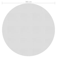 Thumbnail for Treibende Pool-Solarplane PE 381 cm Grau