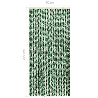 Thumbnail for Insektenschutz-Vorhang Grün und Weiß 90x220 cm Chenille