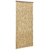 Thumbnail for Insektenschutz-Vorhang Beige und Braun 90x220 cm Chenille