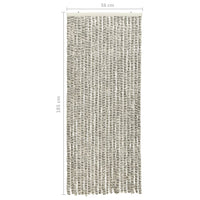 Thumbnail for Insektenschutz-Vorhang Hell- und Dunkelgrau 56x185 cm Chenille