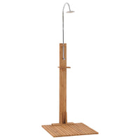 Thumbnail for Gartendusche 75x75x210 cm Massivholz Teak